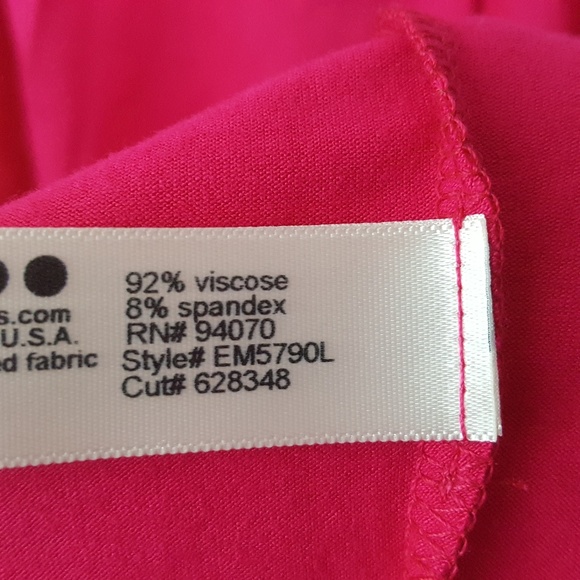 NWT Three Dots Jersey Ruffle One-Shoulder Dress - Picture 5 of 5